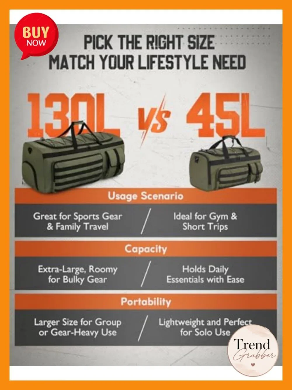 N/A spacious 130l